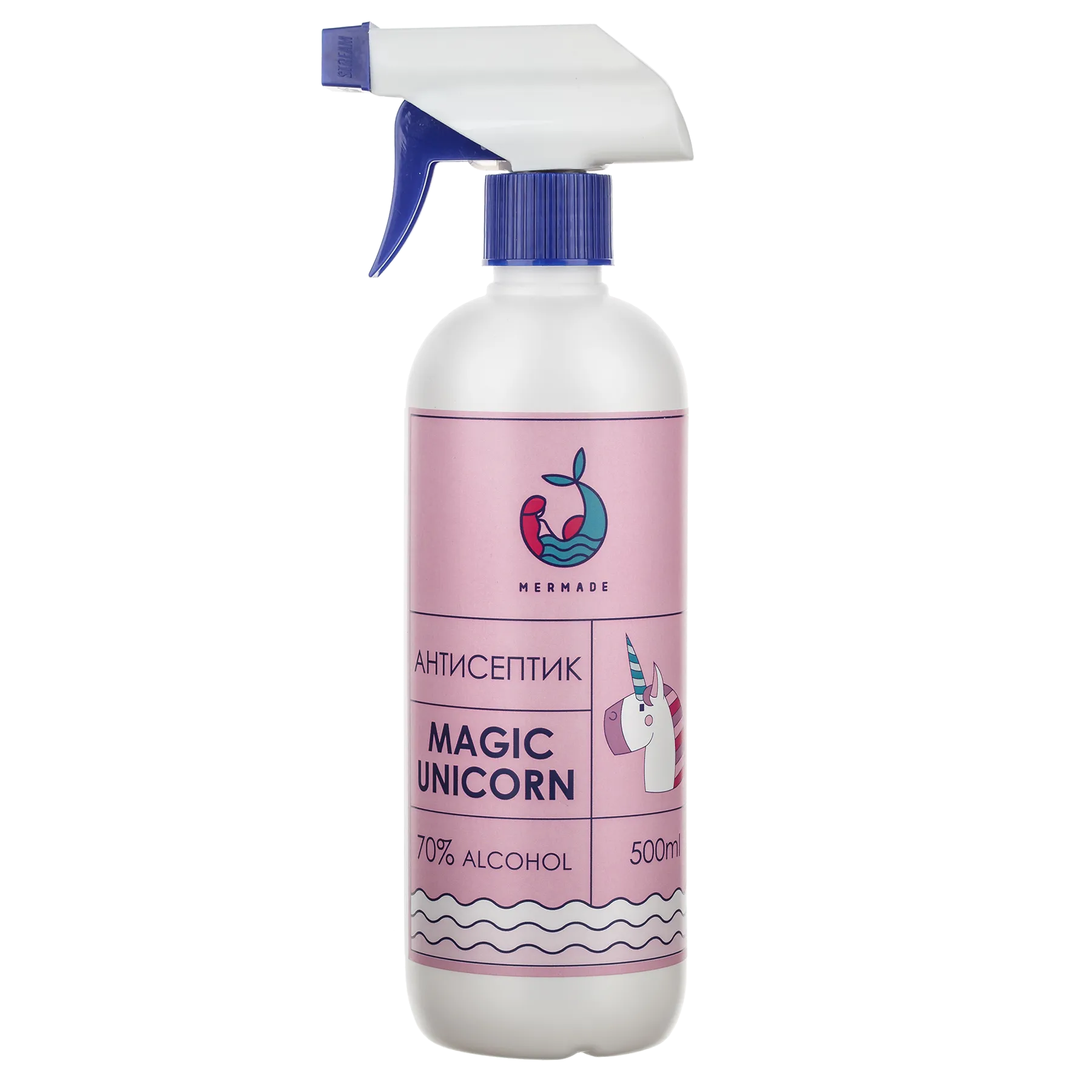 <b> MERMADE </b><br> Антисептик для рук жидкий Magic Unicorn 500 мл