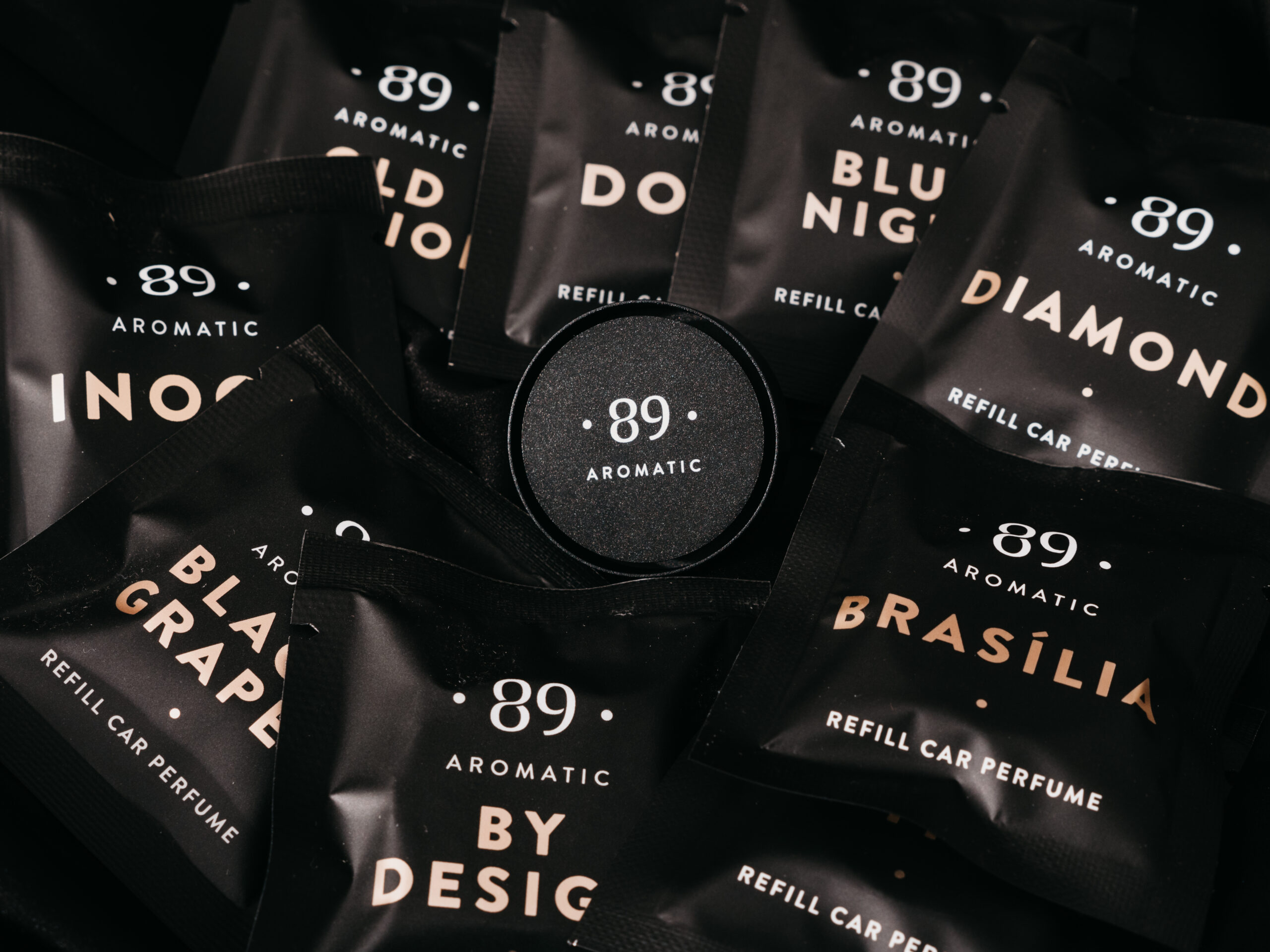 <b>AROMATIC •89•</b><br>Капсула пополнения для автомобильного освежителя воздуха-клипса