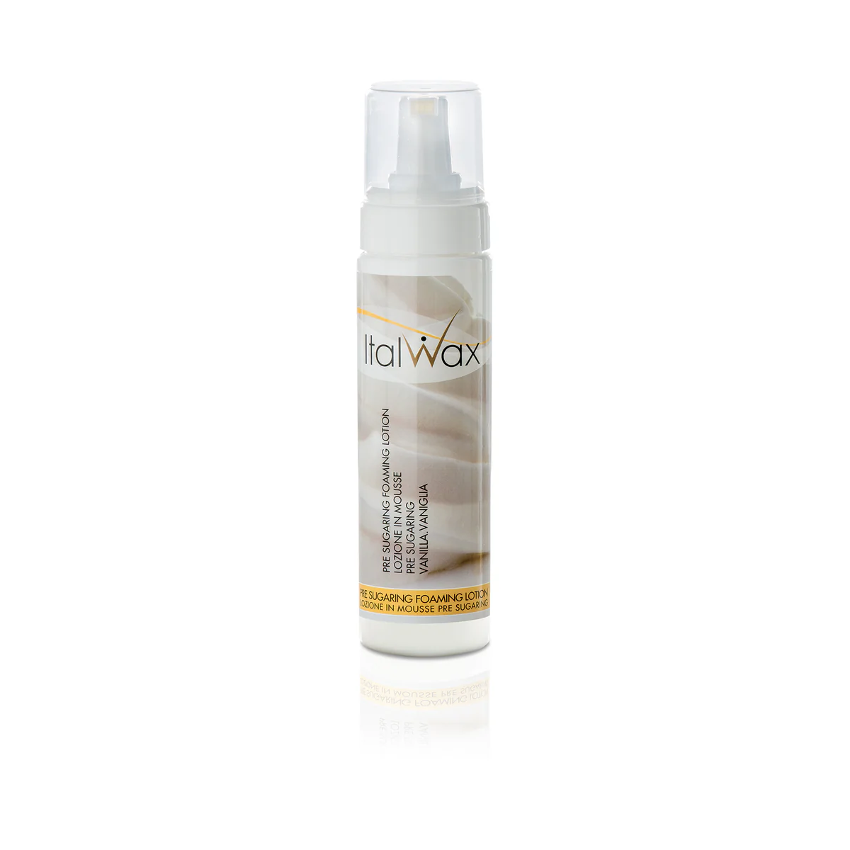 <b>ItalWax Pre sugar foam Vanilla</b><br>Лосьон-пена перед шугарингом «Ваниль» 200мл