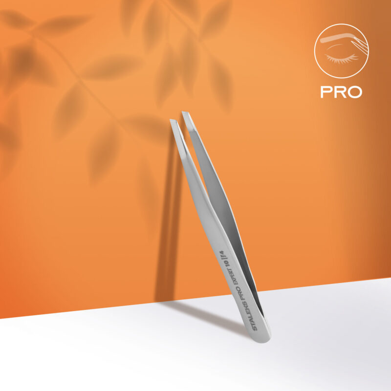 <b>Staleks Pro</b><br>Пинцет для бровей EXPERT</b><br>10 TYPE 4