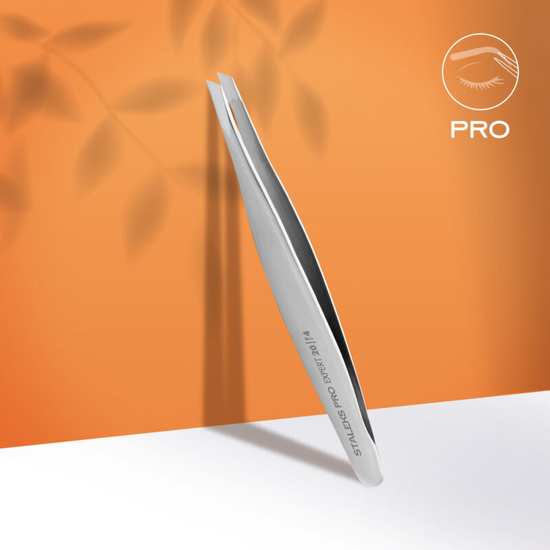 <b>Staleks Pro</b><br>Пинцет для бровей EXPERT</b><br>20 TYPE 4