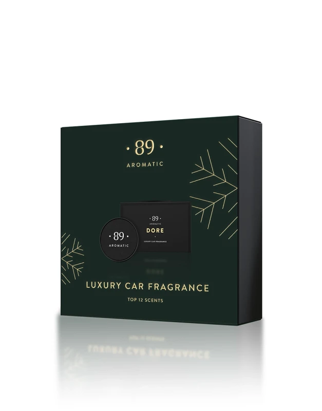 AROMATIC •89•
НАБОР: Автомобильный освежитель + 12 ароматов (Зимняя Kоллекция)